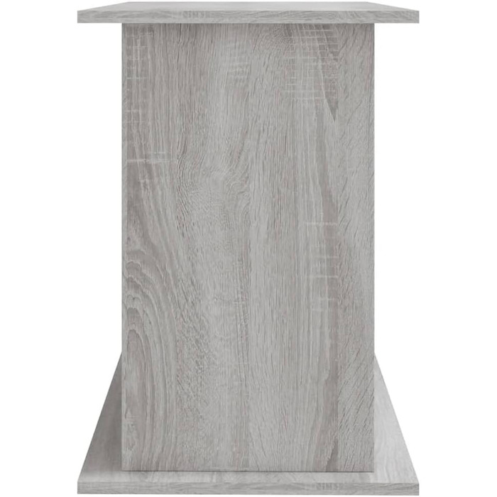 Тумба для акваріума Homgoday з полицями та відсіками, сірий Sonoma, 101x41x58 см, ДСП