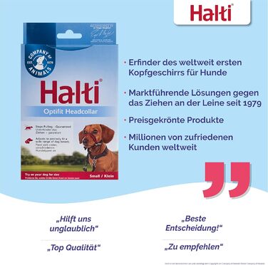 HALTI Optifit нашийник-поводок для великих собак, анти-тяга, з м'якою накладкою на морду, легкий, регульований