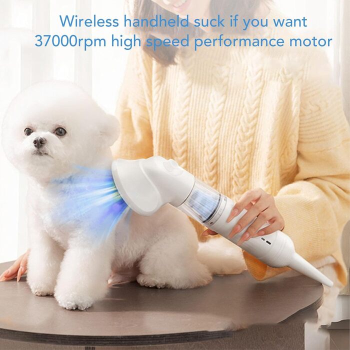 Пилосос для догляду за тваринами, видалення шерсті собак, тример для собак, пилосос для догляду за тваринами, набір для догляду за тваринами, набір для догляду за собаками, котами, ліжками, килимами