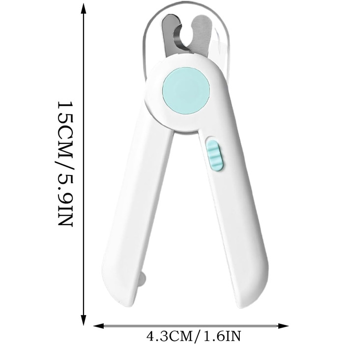 Ножиці для собак | Ножиці для стрижки кігтів, догляд за лапами, інструмент для шліфування дрібних тварин, птахів, кошенят, стрижка кігтів для догляду за домашніми тваринами (блакитні)