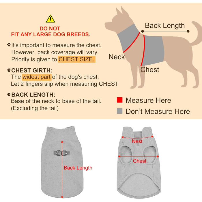 Теплий плед-жилет для собак BEAUTYZOO: флісова жилетка, вітрозахисна куртка для маленьких та середніх порід, XS, S, цуценята, з кільцем для повідка, класичний візерунок буйвола