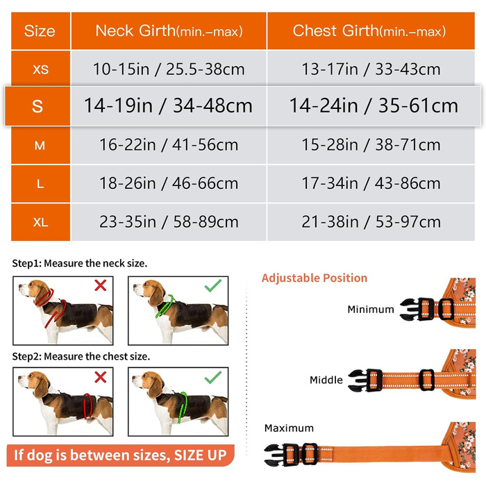 Шлейка для собак HEEE No-Pu, м'яка та дихаюча, для собак середніх розмірів, з відбиваючими елементами, анти-тягова, з ручкою, чорна