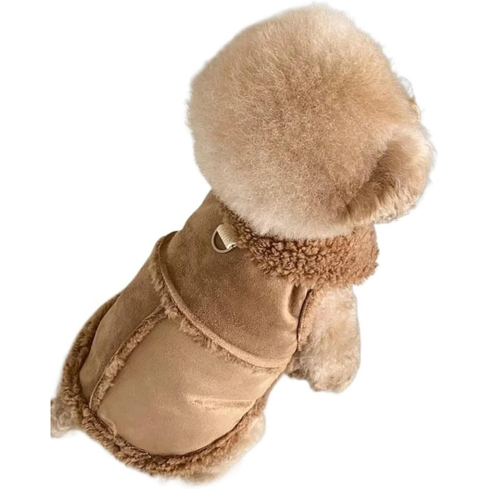 Теплий одяг для собак: куртки, аксесуари та сукні для маленьких та середніх порід. Дизайнерський одяг для чихуахуа, тепла та м'яка сукня рожевого кольору (L)