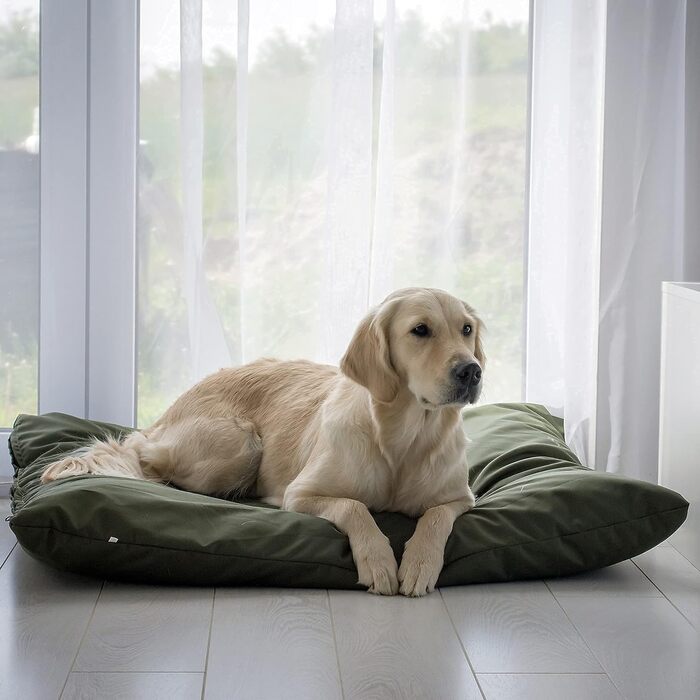 Водонепроникне собаче ліжко 4L Textil ZOE для великих собак, 120x100 см, графіт