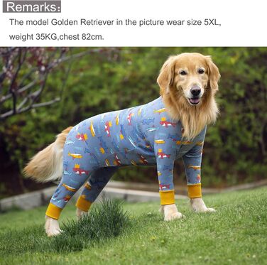 Реабілітаційний одяг для собак після операцій, м'який, з довгими рукавами, для собак, що кастрували, конічні альтернативи, запобігає протіканню, хірургічний комбінезон для великих та середніх (XL, Hai) собак, розмір XL