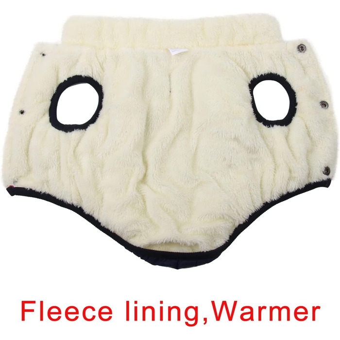 Тепла зимова куртка для собак JoyDaog, фліс, для маленьких собак, розмір XS, блакитна