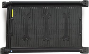 4pets Easy-Steps - Рампа для собак у бокси, металевий сірий колір, швейцарська якість