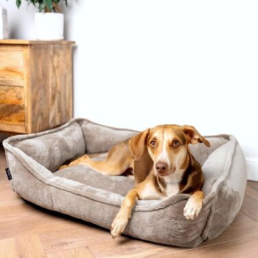 Ортопедичне собаче ліжко 4L Textil IRIS Premium-LINE: зручне та комфортне місце для вашого улюбленця (80x60 см)