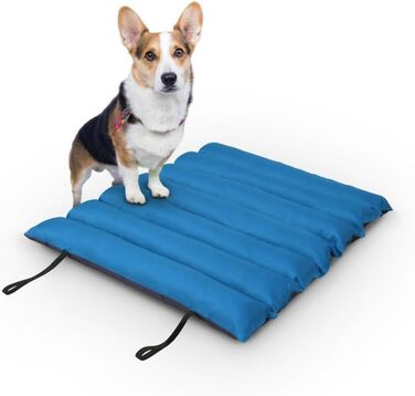 Килимок для собак Bestlivings 85x70 см - Outdoor, водовідштовхувальний та дихаючий - м'який лежак для собак, килимок для вулиці (Блакитний)