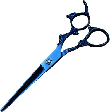 Набір професійних ножиць для грумінгу собак 6 дюймів: прямі та розріджуючі ножиці для догляду за шерстю