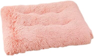 М'яке ліжко для собак та котів GUOCU Deluxe з антиковзким дном, 94x63 см, рожеве