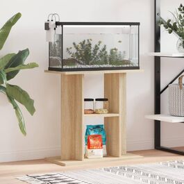 Тумба для акваріума ZEYUAN Sonoma Oak 60x30x60 см, деревостружкова плита, шафа під акваріум