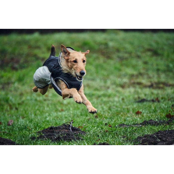 HUNTER Uppsala Extreme: зимовий непромокальний одяг для собак, чорний/сірий, 52-58/71-86 см