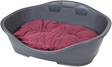 Корзина для собак Beeztees Sleeper 2, 55 см, антрацит, 68 × 47 см