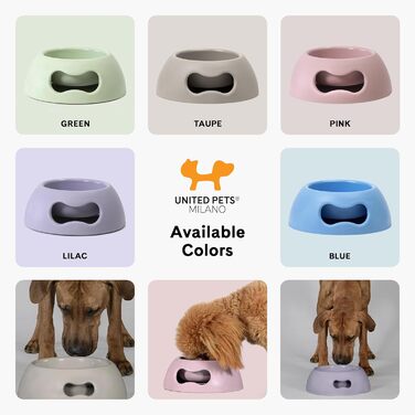 Миска для собак United Pets Pappy, екологічна, 2200 мл, лілова, Італія