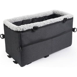 Автокрісло для собак - автокрісло для маленьких собак, з подвійним ременем безпеки, знімний чохол, сумка для зберігання