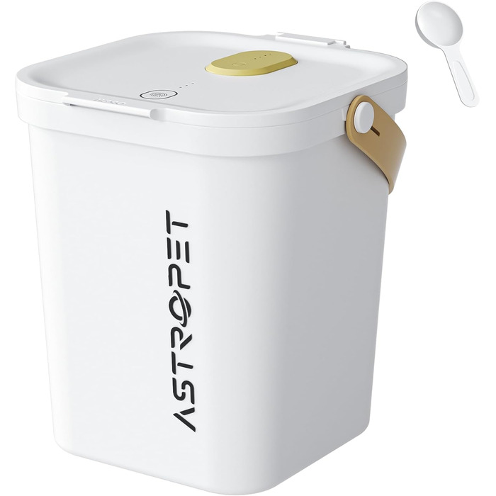 Контейнер для корму AstroPet для собак та котів, вакуумний, повітряний, з герметичним кришкою, зберігає свіжість корму