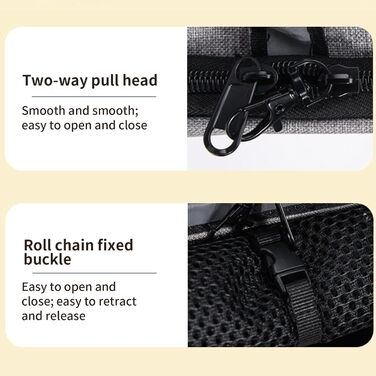 Транспортна сумка для котів, рюкзак для собак, переноска для тварин, дихаюча, розширювана, складна, для подорожей, прогулянок, сірого кольору (з чорною основою)