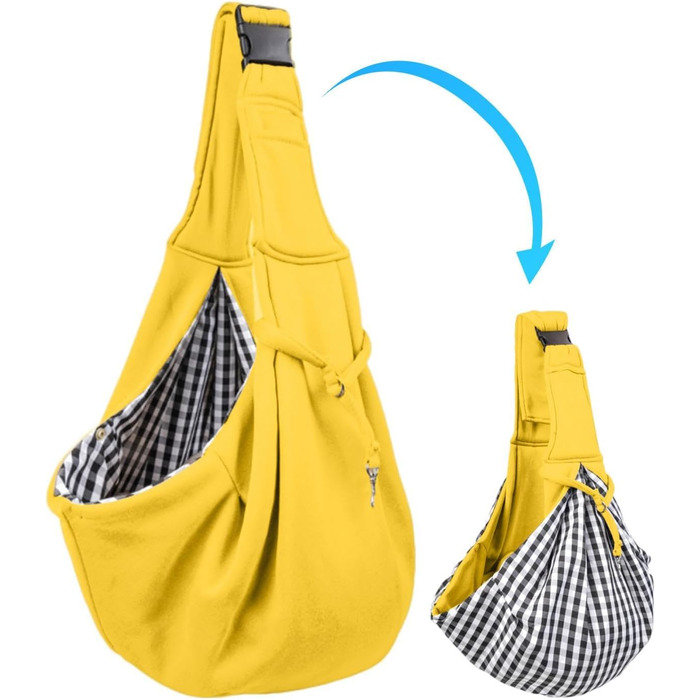 Жовта переносна сумка для собак, котів та цуценят, дихаюча, з регульованим ремінцем, для подорожей на відкритому повітрі