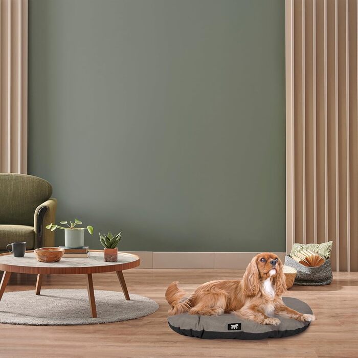 Крісло-лежанка для собак та котів Ferplast Relax, 65 x 42 см, бавовна, коричневе