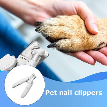 Ножиці для стрижки кігтів собак та котів з LED-підсвічуванням | Тример для кігтів домашніх тварин з швидким сенсором, для дому, подорожей, активного відпочинку та догляду