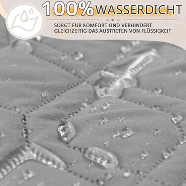 Водонепроникний килимок для собак GYURO - двосторонній, м'який, 97x190 см (Сірий)