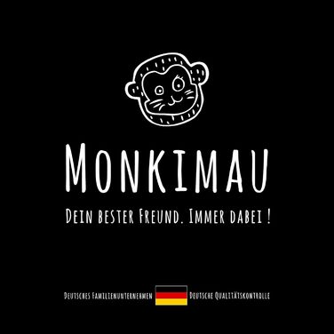 Шкіряний нашийник Monkimau для середніх і великих собак, міцний, з заклепками, чорний