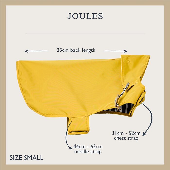 Дощовик для собак Rosewood Joules, антик-золото, розмір S