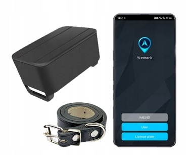 GPS-нашийник-локатор для собак з акумулятором 1200mAh, SOS-функція, керування через додаток, без абонплати