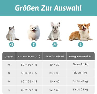 Кругле ліжко для собак COZY KISS з ковдрою, антистресове, для середніх та великих собак, м'яке, з штучним хутром та неслизьким дном (89x89x18 см, сірий)