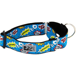 Нашийник Martingale для собак RC Pet Products, ширина 2,5 см, текстильний, з комікс-принтом