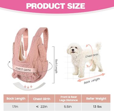 Рюкзак для кота/собаки: переноска-рюкзак для подорожей, з переднім доступом, для маленьких та середніх тварин