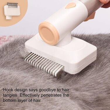 Щітка для котів: догляд за шерстю, масаж, видалення ворсу. Підходить для довгошерстих котів, кошенят, цуценят, собак. Для дому, ванни, спа, подорожей та відпочинку на природі