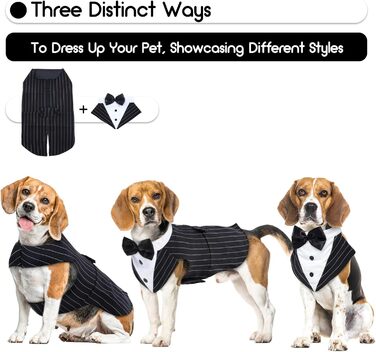 Костюм для собак 'Хюкосу Хунд' з банданою: для вечірок, свят, Хелловіну та Нового року. Підходить для собак різних розмірів.