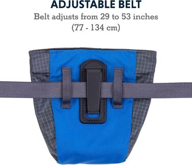 Сумка для ласощів Ruffwear Treat Trader з регульованим поясом, колір Brown Bear (Blue Pool)