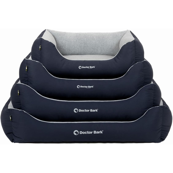 Ліжко для собак Doctor Bark Kleine Hunde - зручне та м'яке, з можливістю прання, міцне, зелений колір (XL, 110x85 см)