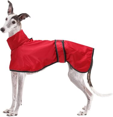 Водонепроникна куртка для собак Віндхаунд, червона, M (довжина спини 56-58 см)