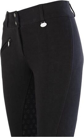 Лазура - зимові рейтузи для жінок та дітей. Комфортні рейтузи з силіконовим повним обхватом та передньою кишенею. Теплі рейтузи в чорному або сірому кольорі. Розміри 104-176 та 36-48 (38, чорний). Екіпірування для верхової їзди.