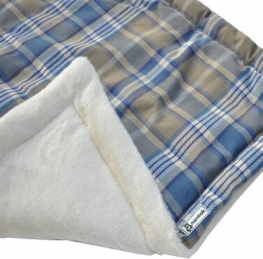 М'яка тепла ковдра для собак та котів Nanook XL, 70x45 см, блакитна