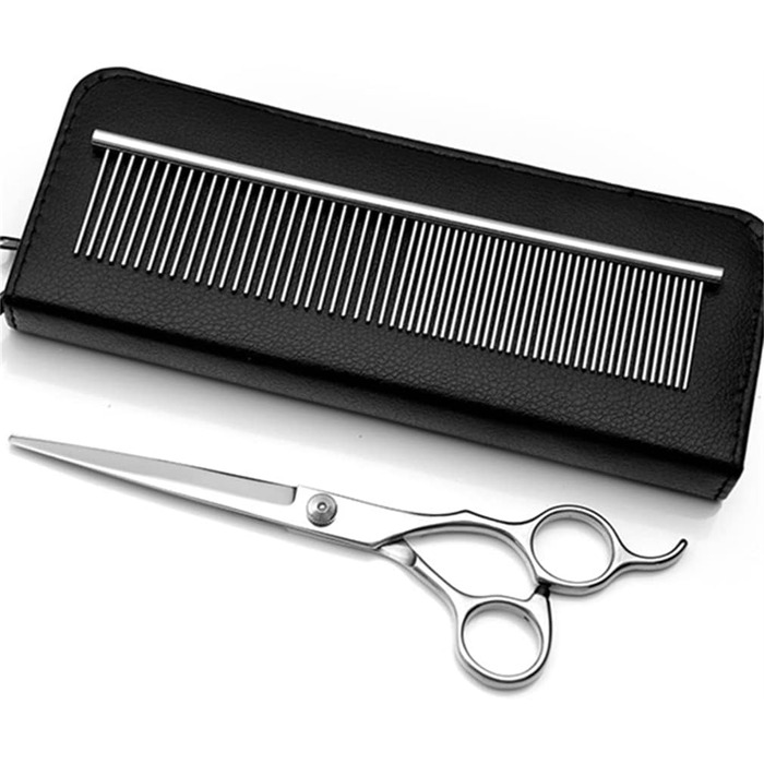 Набір професійних ножиць та гребінців для грумінгу домашніх тварин, 6.0 дюймів, нержавіюча сталь