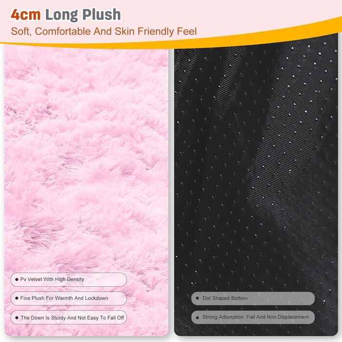 М'яке ліжко для собак Petcute, рожеве, 40x40 см - тепле, зручне, з неслизьким дном