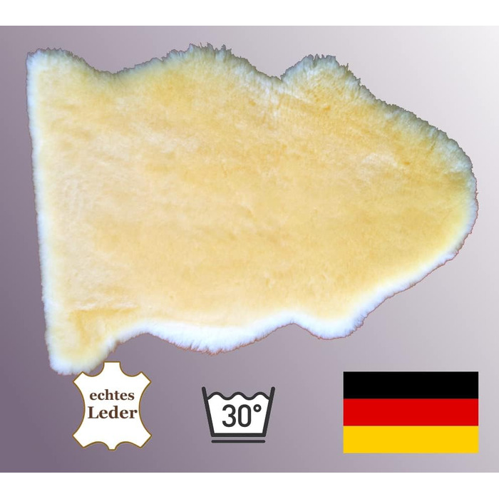 Шкіряний лежак для собак та котів Merino-Lammfell, X-Large, 100 см. Медична обробка, легко миється (30°C). Німецька якість.