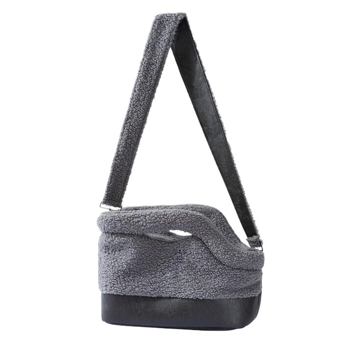 Транспортна сумка для котів Wuyooprt | Водонепроникна сумка-переноска для тварин - з фіксатором безпеки, для маленьких та середніх порід, сірого кольору