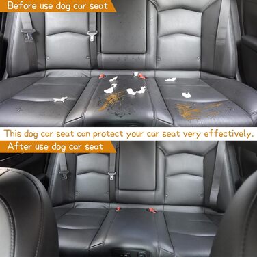 Підвищення для собак у машину - автокрісло для маленьких/середніх собак до 27 кг, з безпечною шлейкою та знімним м'яким матрацом для подорожей