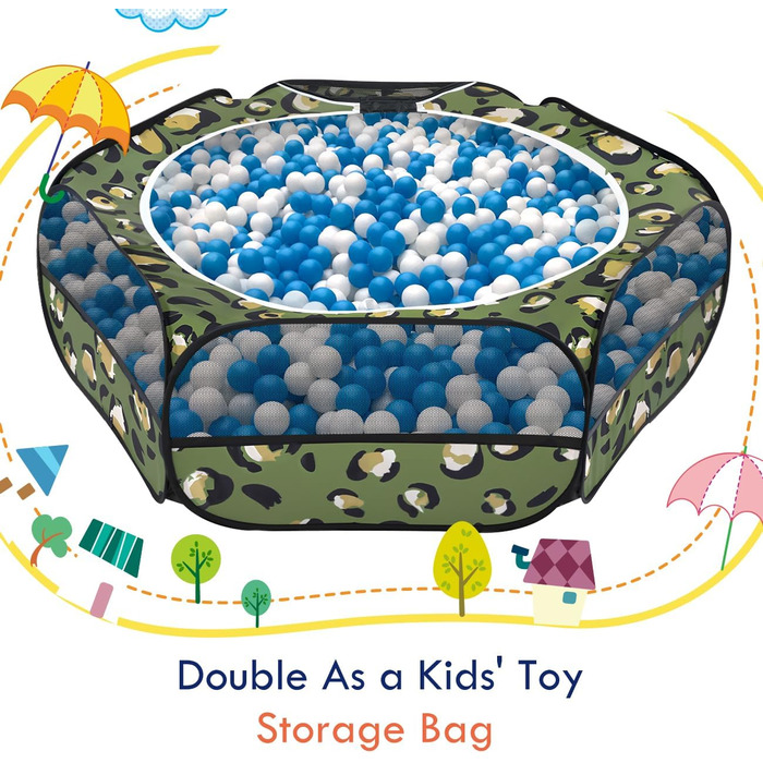 Pawaboo Freigehege для дрібних тварин: вольєр для кроликів, котів, цуценят, хом'яків, з водонепроникним дном та сіткою, Leopard