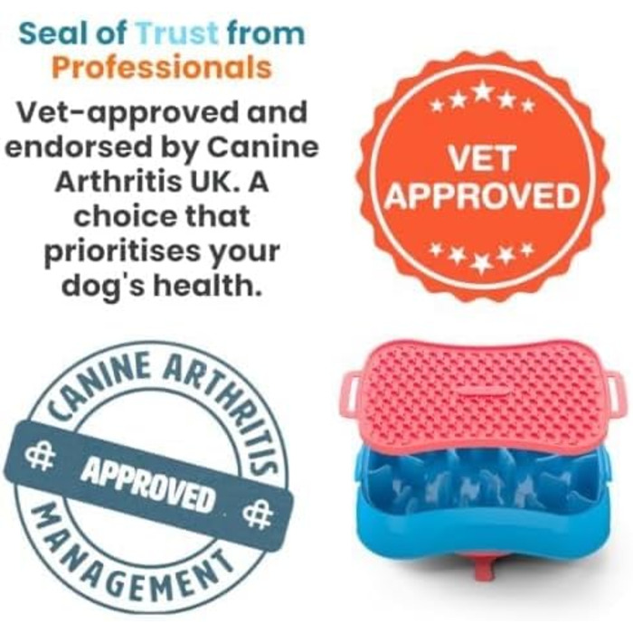 Килимок для собак Marley Reversible Lick Mat - повільний догодувальник, силікон, антиковзаюча поверхня, червоний