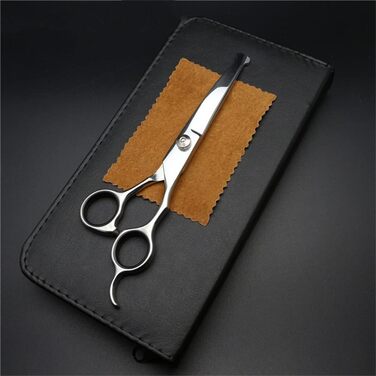 Набір професійних ножиць для грумінгу собак та котів, 4.5-6.5 дюймів, з безпечними закругленими кінцями, рожевий (чорний)