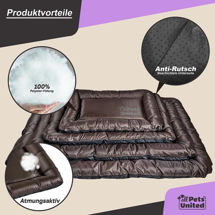 Килимок для собак, лежанка для собак Indoor & Outdoor; лежанка-кошик для собак та котів (S - 60x40 см)