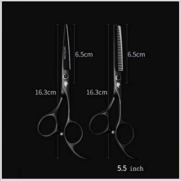 Набір для грумінгу домашніх тварин: ножиці для стрижки, витончувальні ножиці, інструмент для підстригання кігтів, тример. Професійний набір для грумінгу собак та котів, 6 дюймів, нержавіюча сталь.