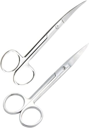 Набір професійних ножиць для грумінгу собак та котів BESTYASH (4 шт.) - прямі та зігнуті, нержавіюча сталь, ергономічний дизайн
